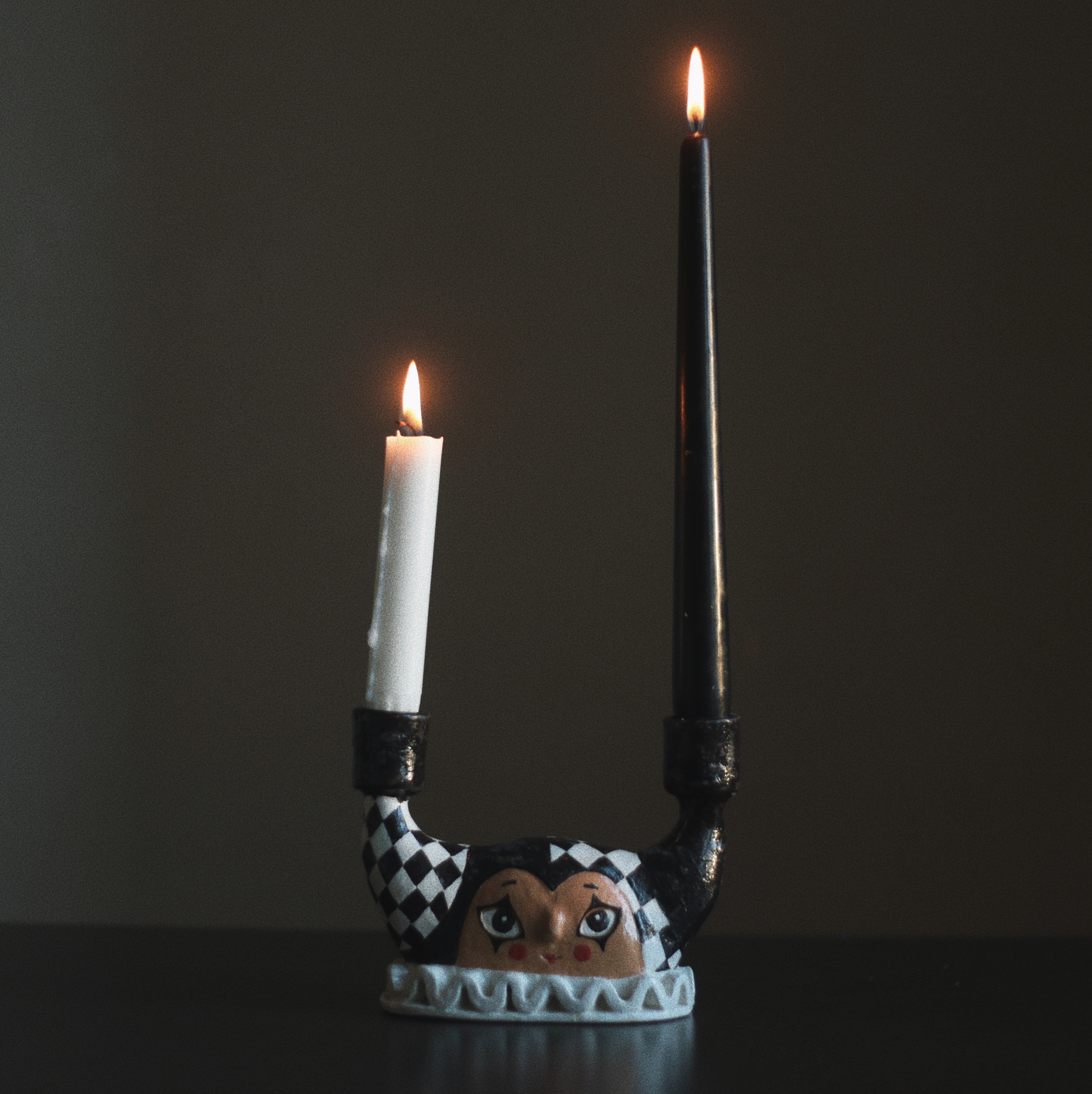 Harlequin Candleholder