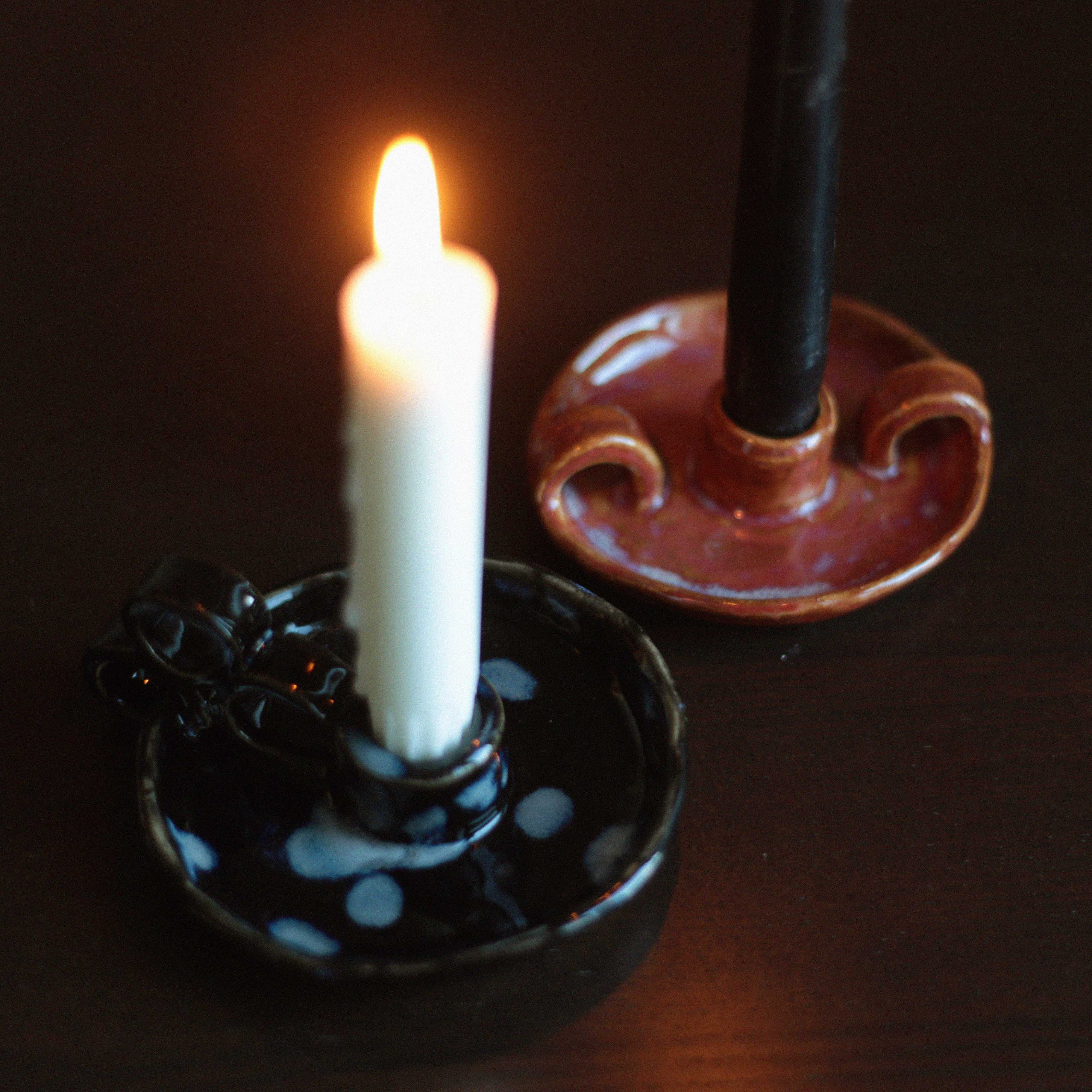 Day and Night Candleholder Set