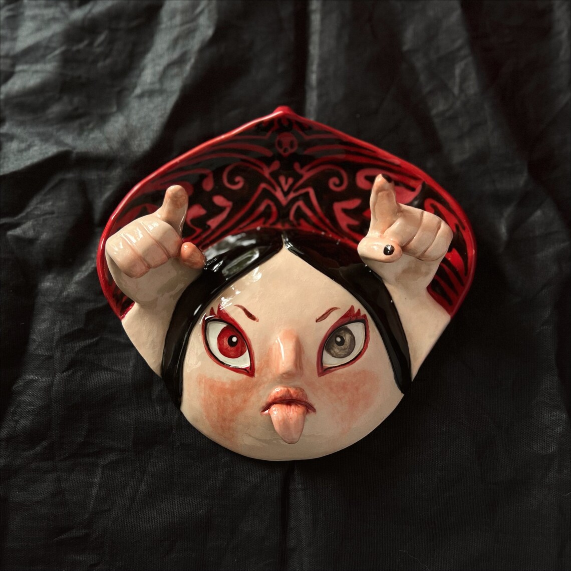 Punky Sister n3 hanging wall mask