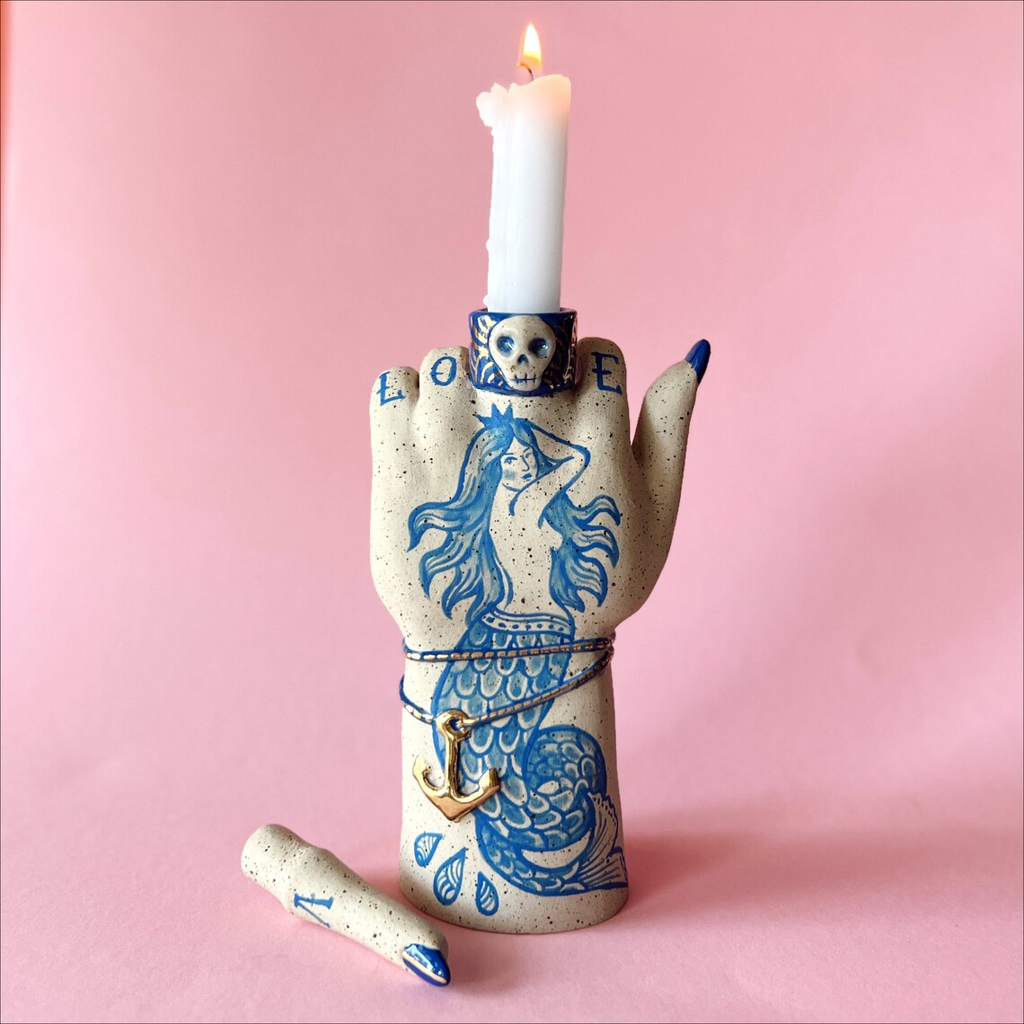 F*ck it Candleholder (Mermaid)