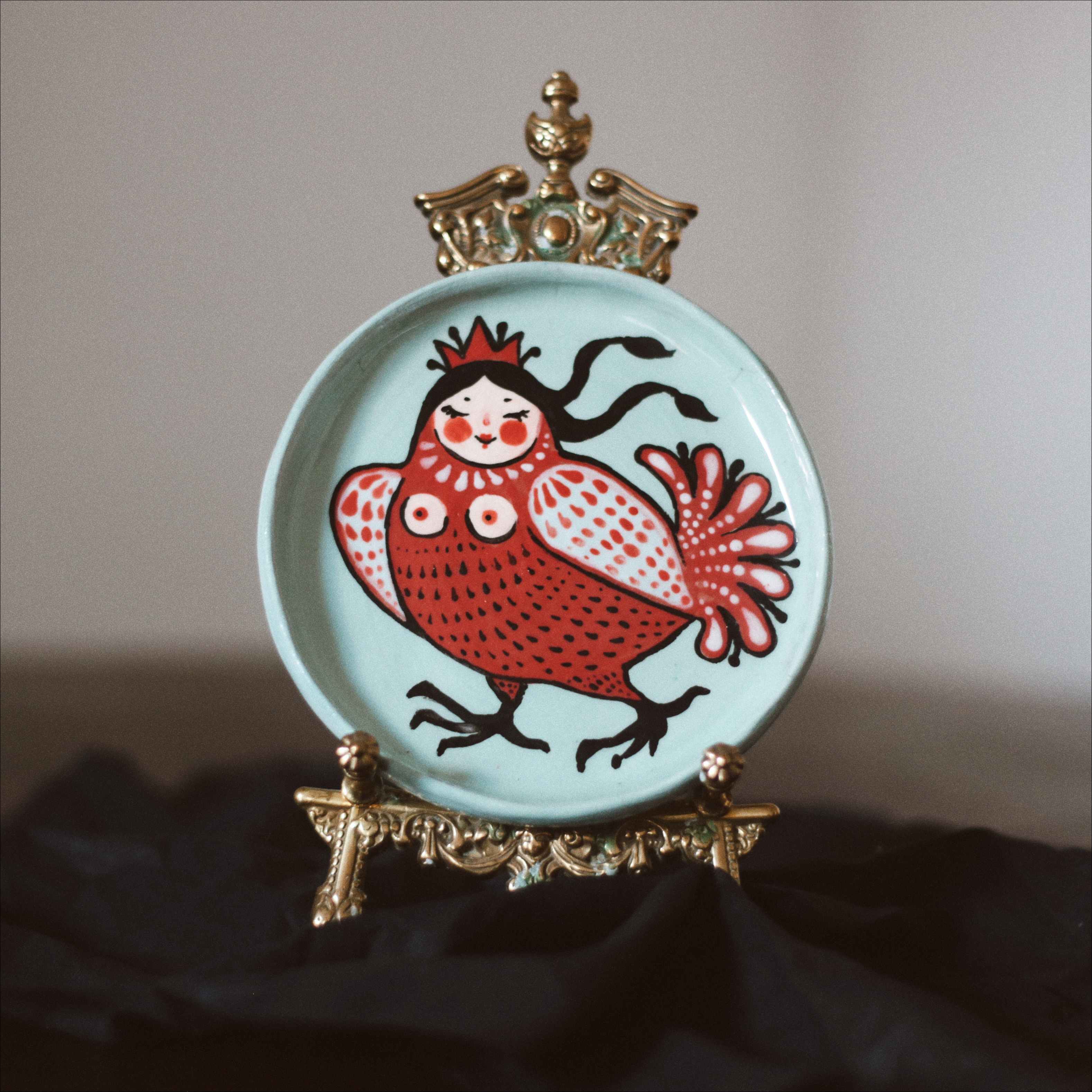 Sirin Bird Plate