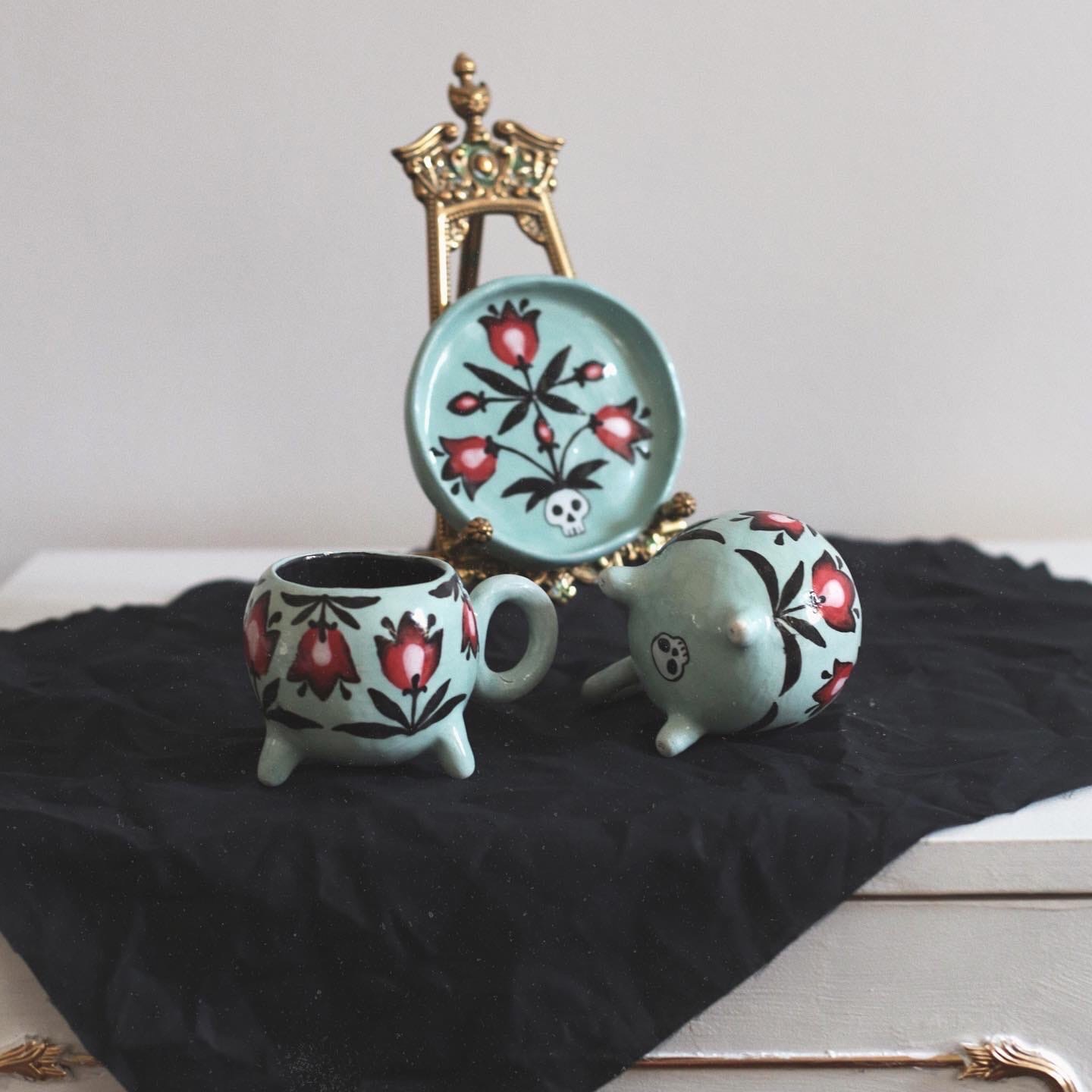 Floral Tea Set