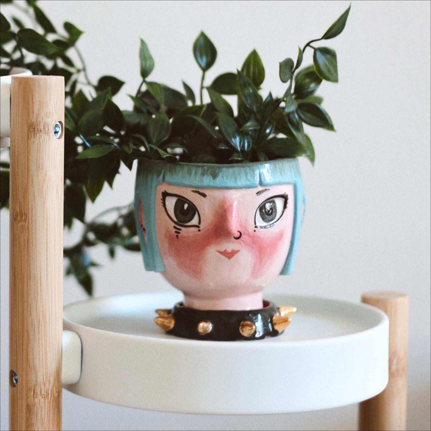 Punk Girl Big Planter