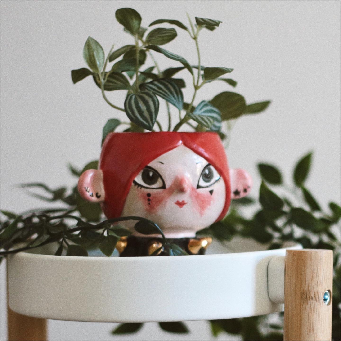 Punk Girl Small Planter